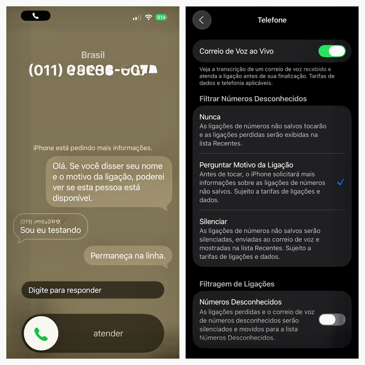 Como atender ligações sem precisar falar no celular