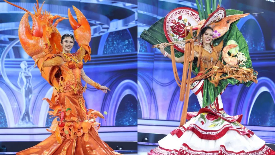 Candidatas vestem sabores da Tailândia em desfile inusitado; veja