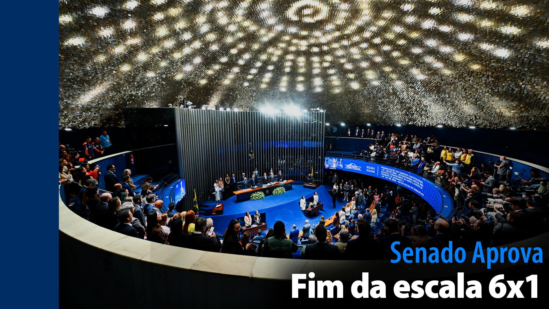 Vídeo: Senado Aprova: Fim da escala 6x1