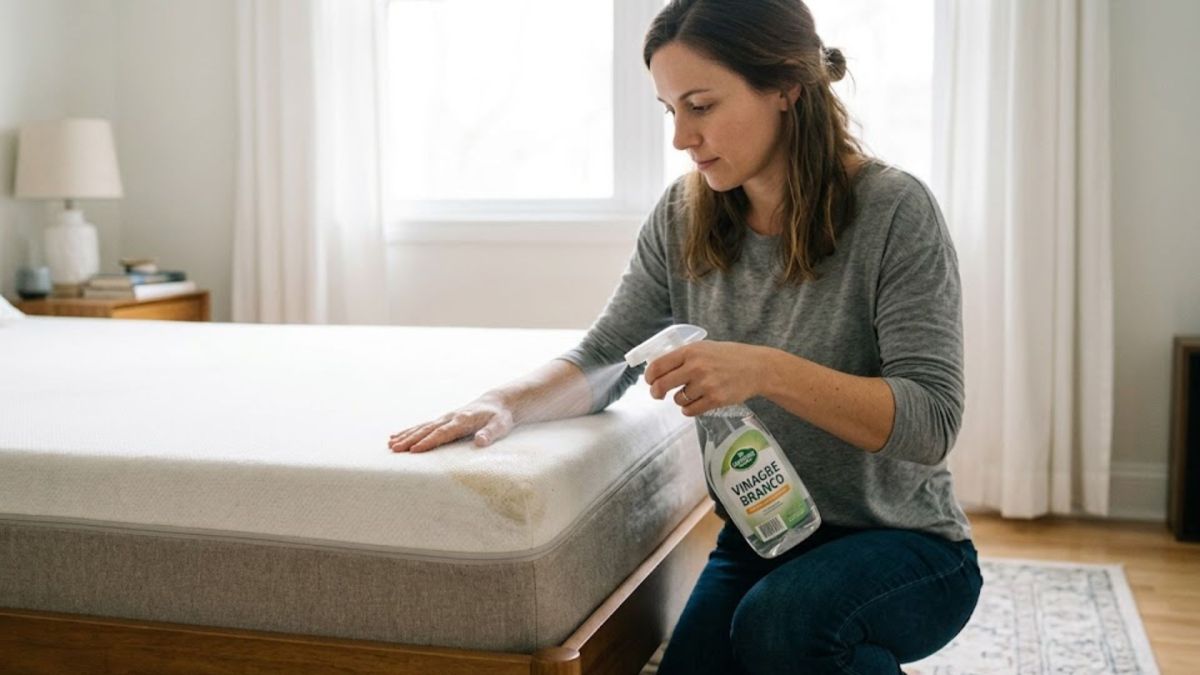 Por que borrifar vinagre branco no colchão funciona como repelente natural contra percevejos e pulgas